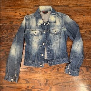 Diesel Blue Denim Jacket New $395 Size S
